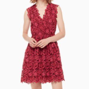 kate spade bicolor lace cocktail dress